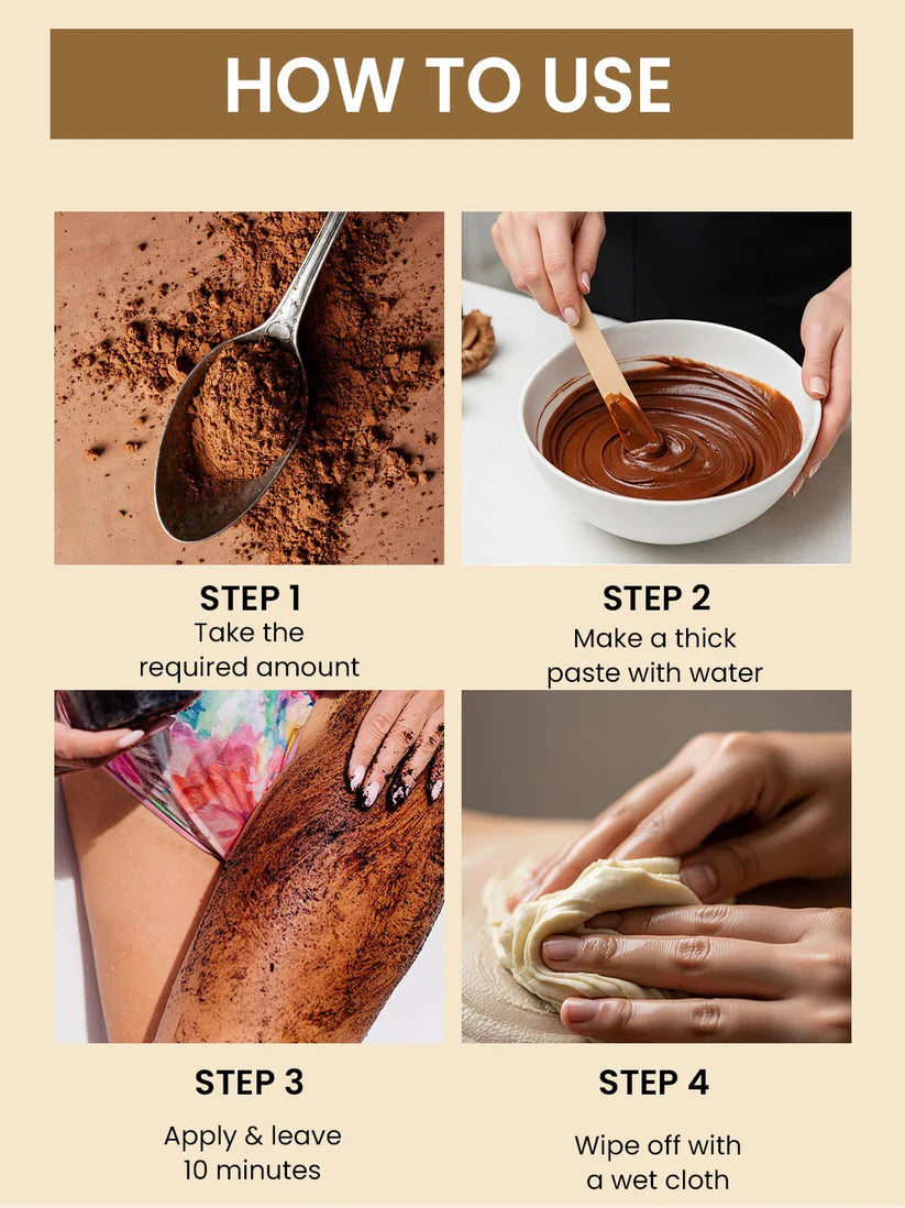 Meow Body Hair Removal Wax Powder + Peeling Foot Mask