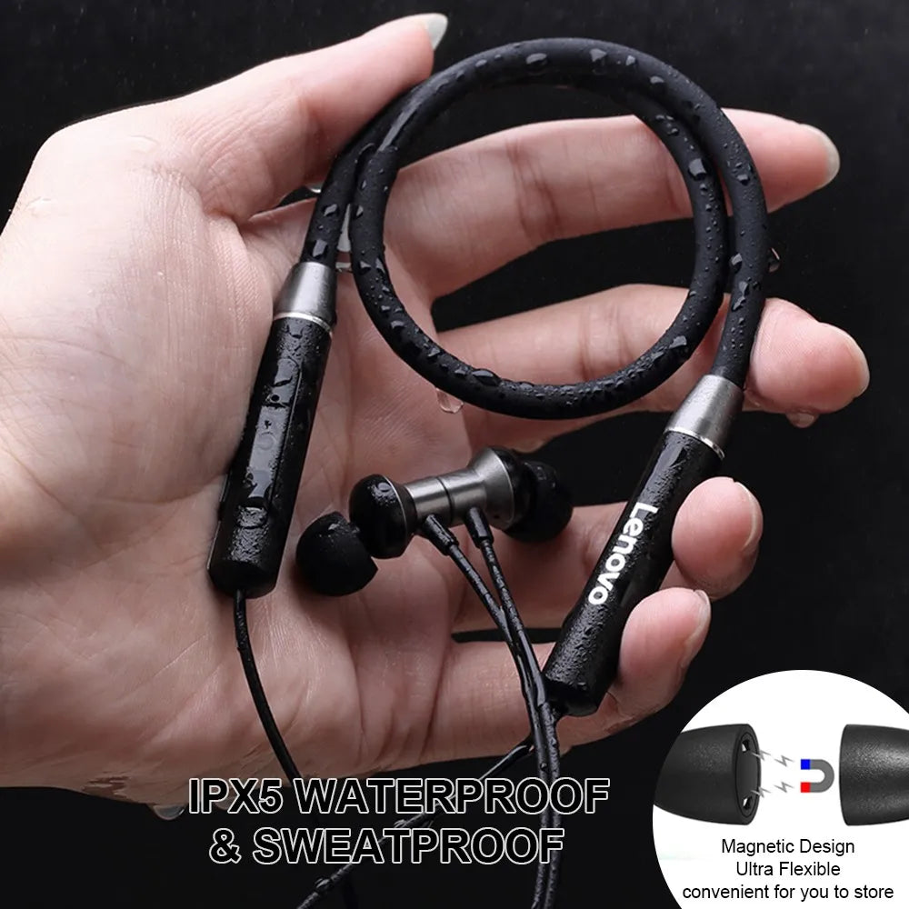 Lenovo HE05 Wireless Neckband Headphones