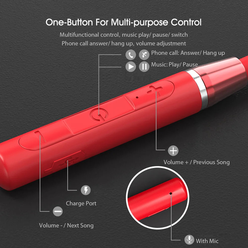 Lenovo HE05 Wireless Neckband Headphones